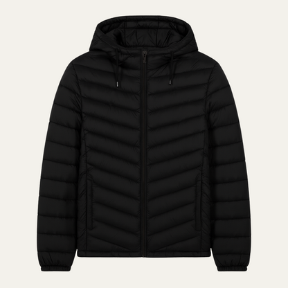 Slim Fit Men's Water Resistant Quilted Puffer Coat - OutfitLondon