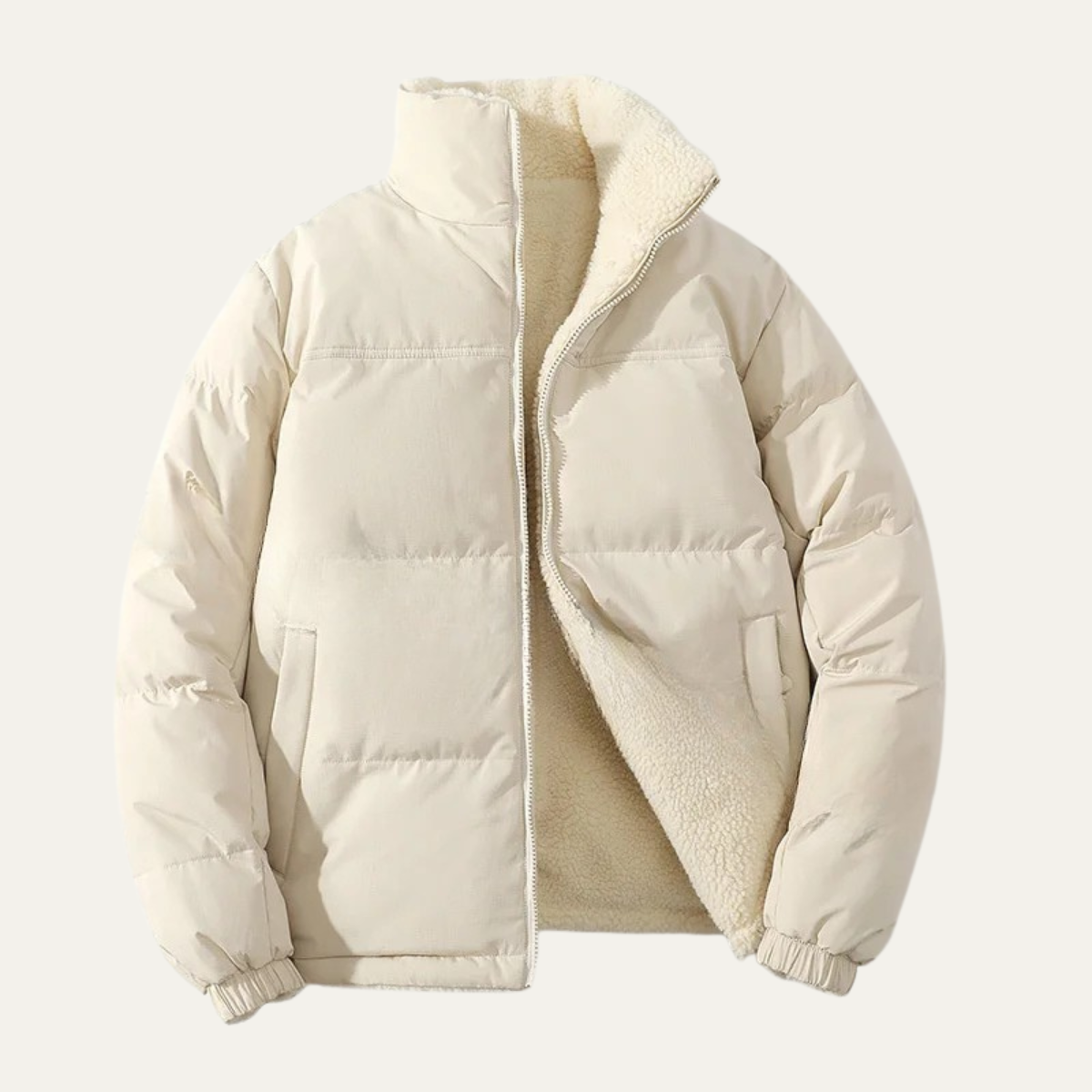 Thermal Reversible Mens Puffer Jacket Coat
