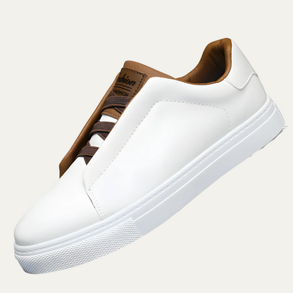 Vintage Style Men's Genuine Leather Sneakers