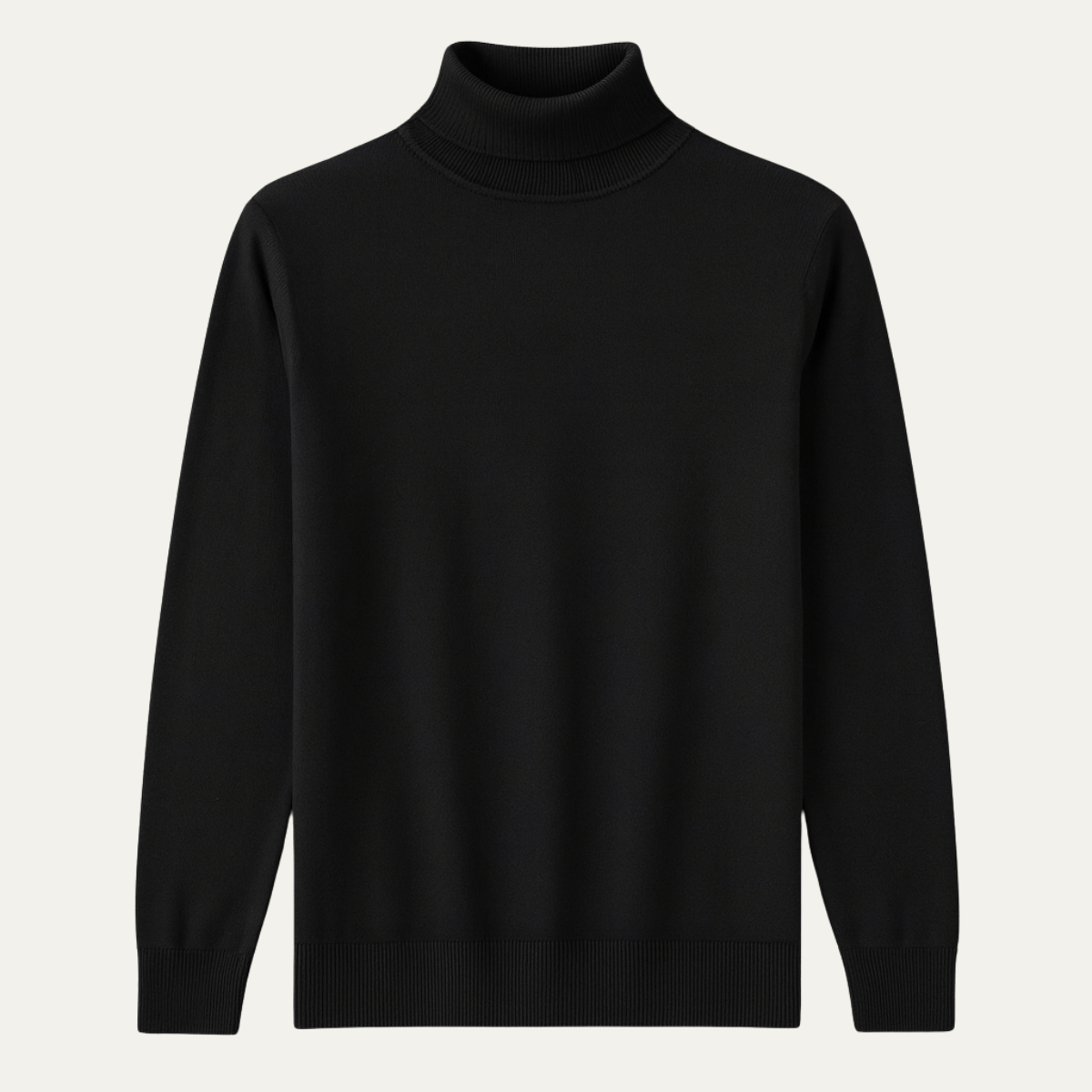 Men's Fitted Crew Neck Cotton Sweater - OutfitLondon