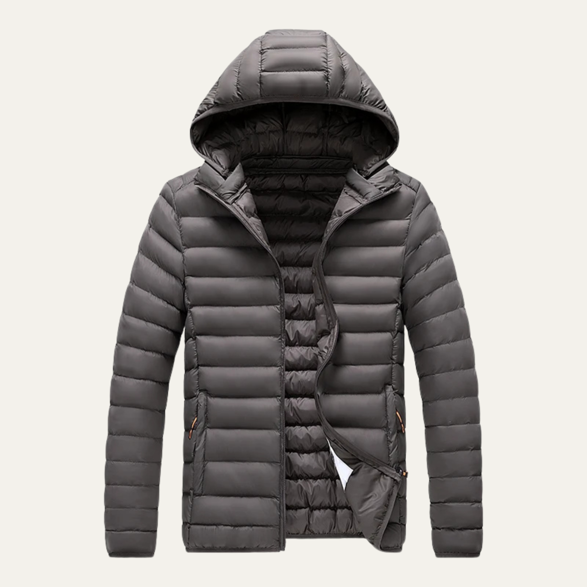 Warm Men's Insulated Hooded Down Parka Jacket