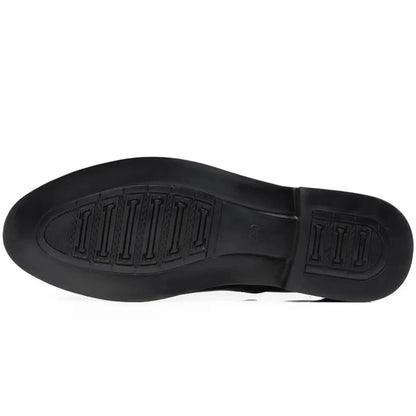 Men's Classic Oxford Dress Shoes with Brogue Detailing