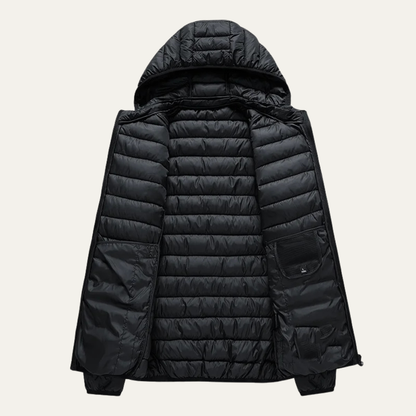 Warm Men's Insulated Hooded Down Parka Jacket