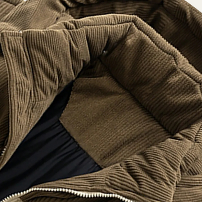 Warm Men's Padded Waterproof Parka Coat