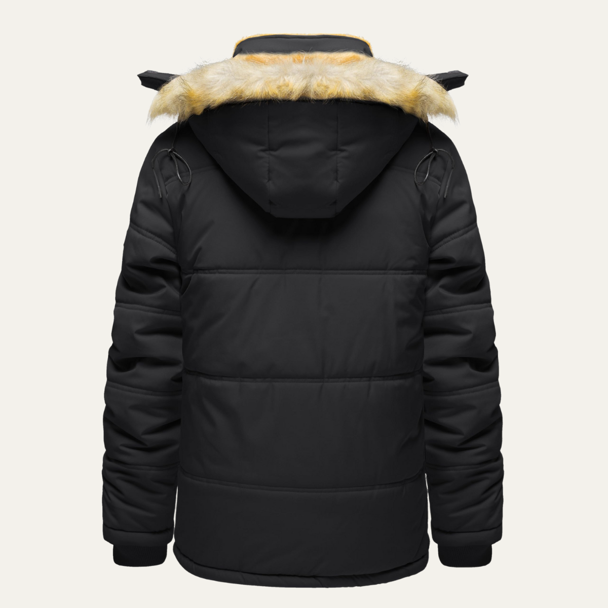 Warm Waterproof Men's Parka Coat with Removable Hood