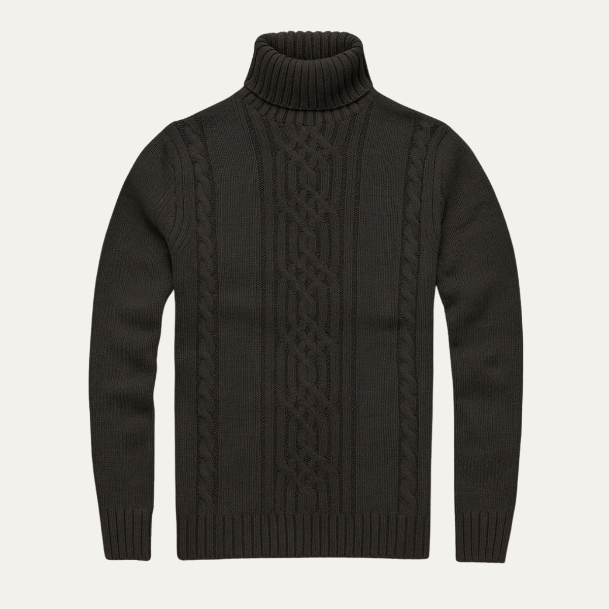 Warm Merino Wool Crew Neck Sweater for Men
