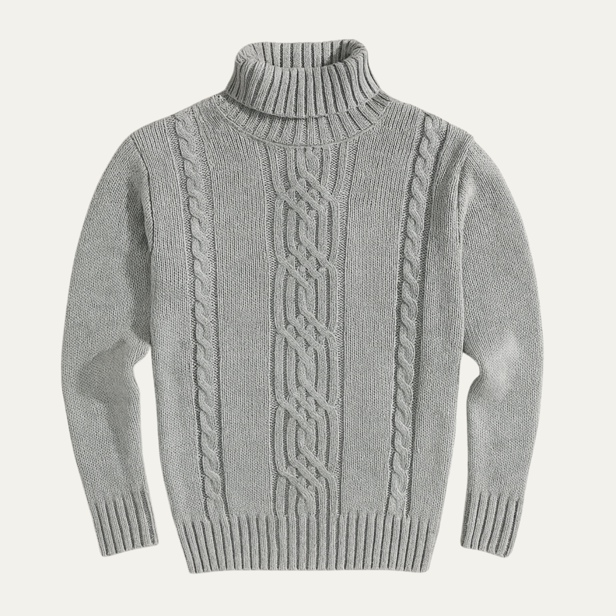 Warm Merino Wool Crew Neck Sweater for Men