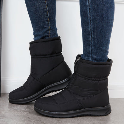 Waterproof Winter Snow Boots Warm Fur Lining Booties