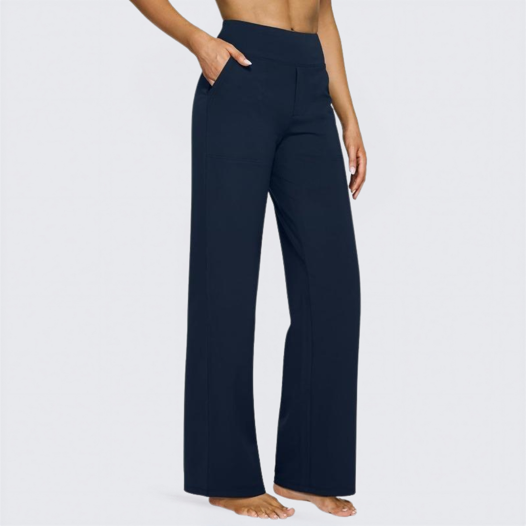 Relaxed Fit High Waist Yoga Pants for Women
