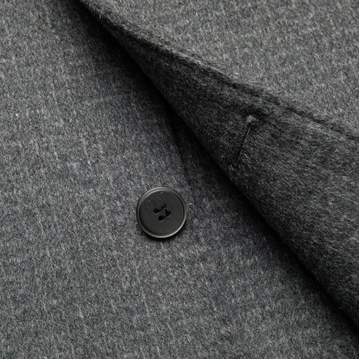 Timeless Double Breasted Wool Men's Coat