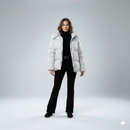 Warm Padded Parka Coat for Women
