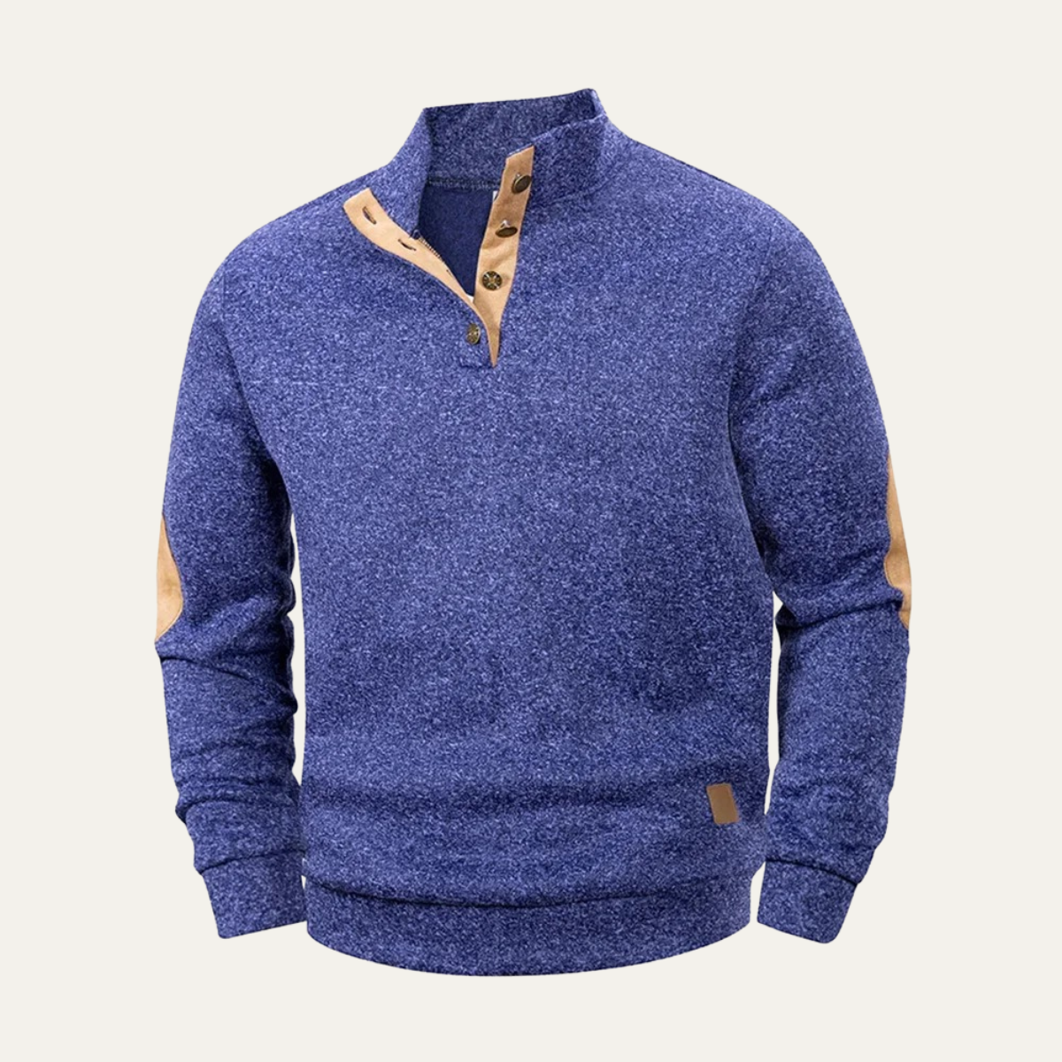 Relaxed Fit Men's Crew Neck Knit Sweater