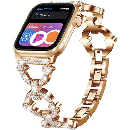 Sleek Metallic Smart Watch Band Bracelet