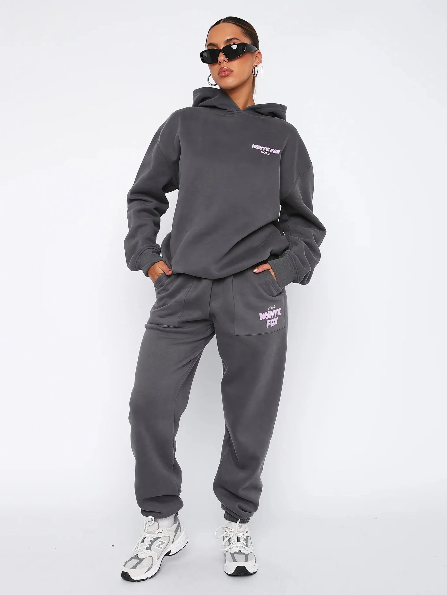 Comfy Women's Hooded Sweat Suit with Fun Designs