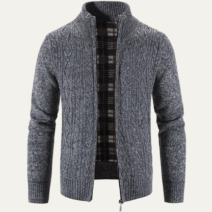 Cozy Mens Fleece Zipper Jacket