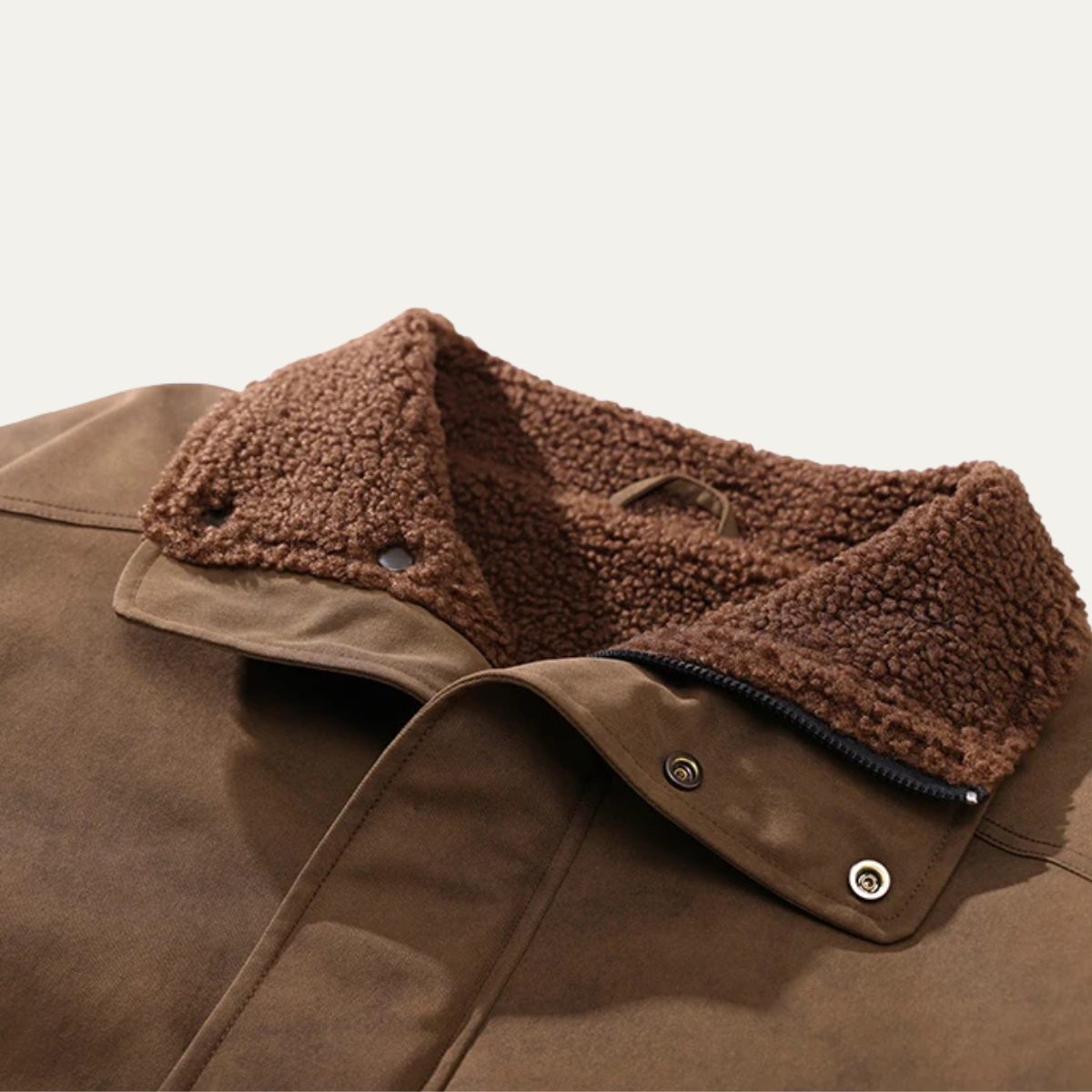 Luxury Mens Suede Inside Fleece Bomber Jacket