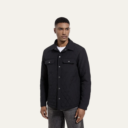 Comfortable Mens Quilted Lightweight Padded Jacket