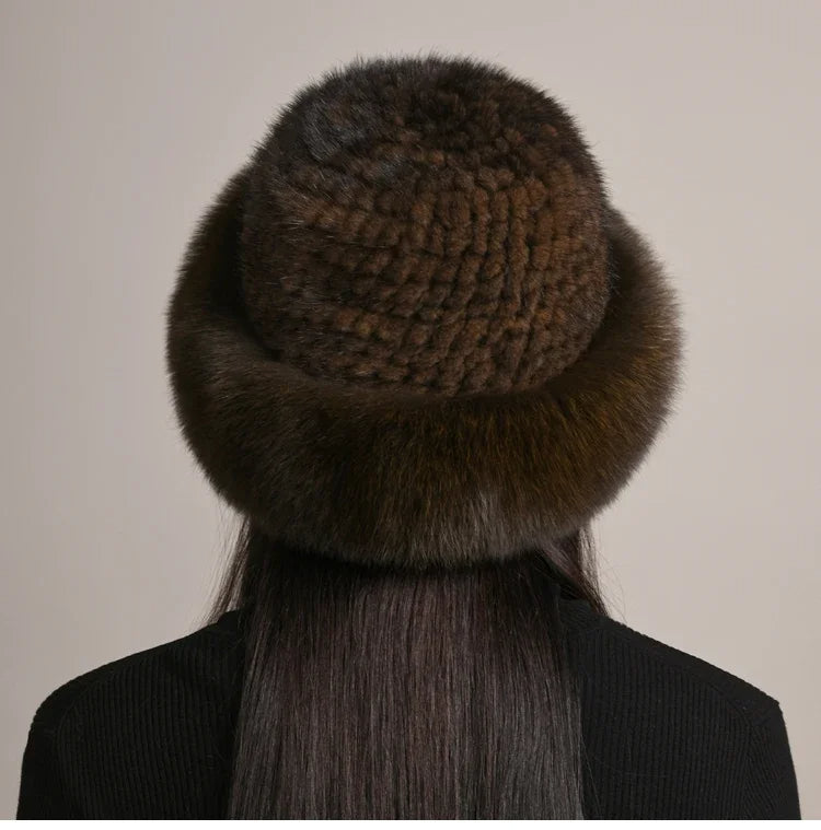 Plush Faux Fur Cold Weather Beanie