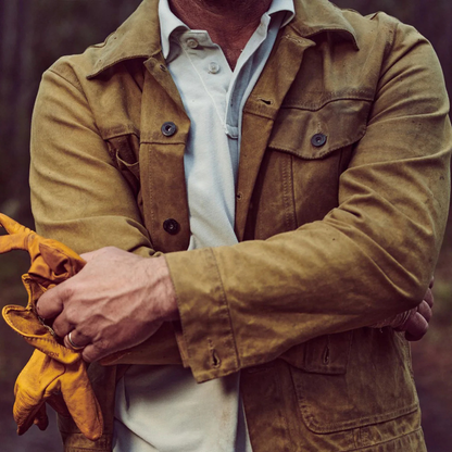 Classic Mens Vintage Canvas Ranch Jacket