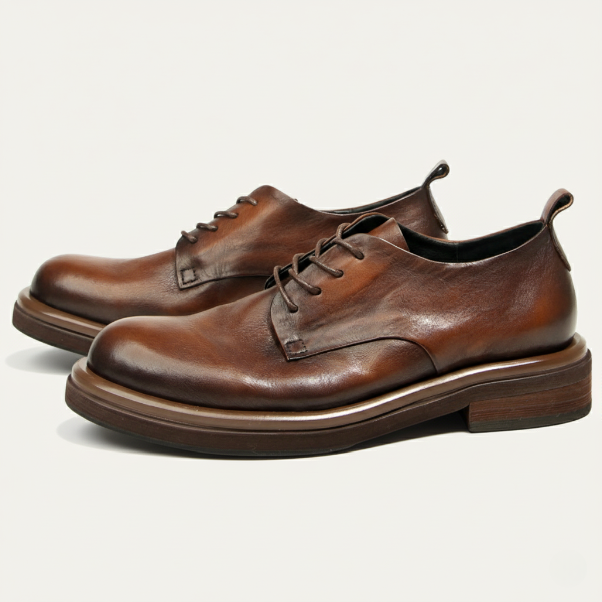 Classic Black Leather Oxford Shoe