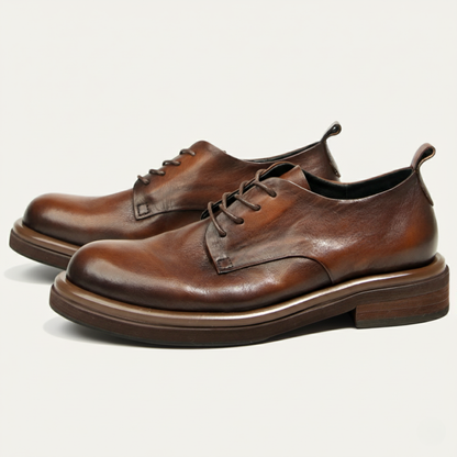 Classic Black Leather Oxford Shoe
