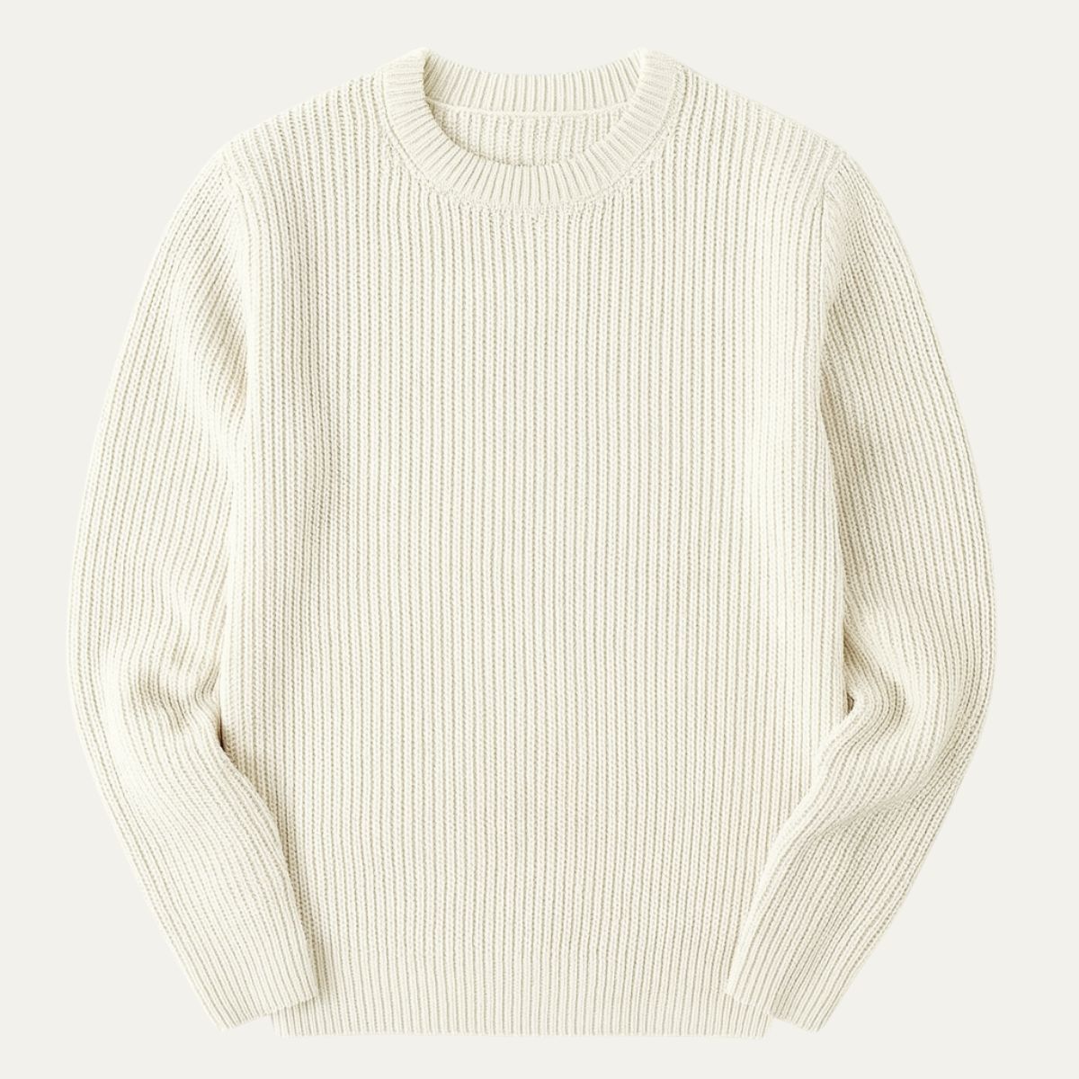 Soft Merino Wool Crew Neck Sweater - OutfitLondon