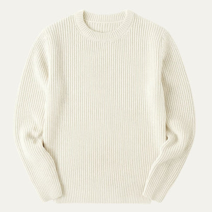 Soft Merino Wool Crew Neck Sweater - OutfitLondon