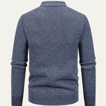 Men's Cozy Crew Neck Pocket Cardigan Sweater