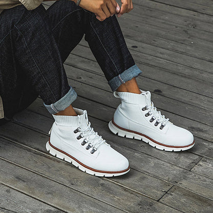 Men's Walking Punk Ankle Boots