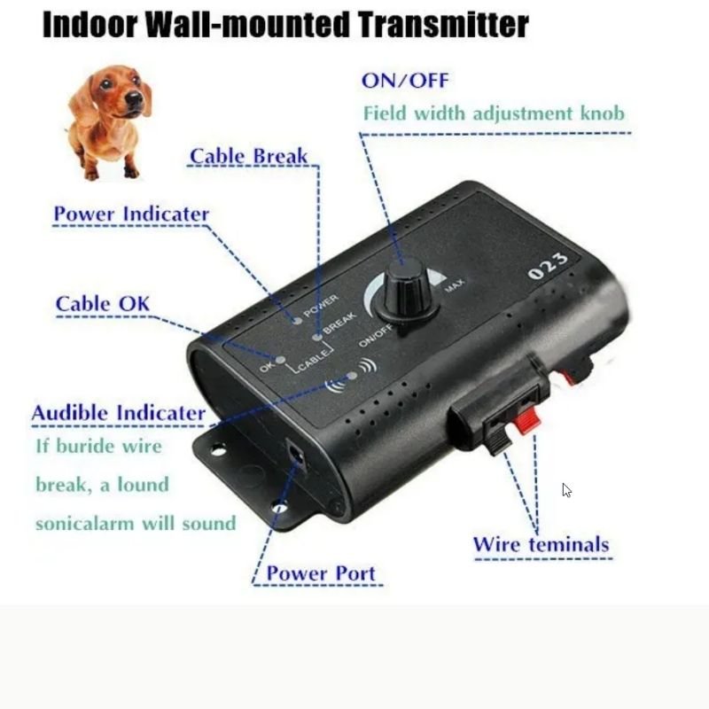Dog Electric Waterproof Fence With Training Collar/Wireless Electric Dog Fence