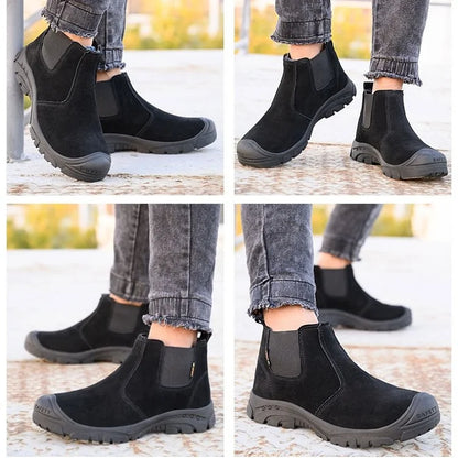 Tough Steel Toe Men's Work Boots - Strong and Lightweight