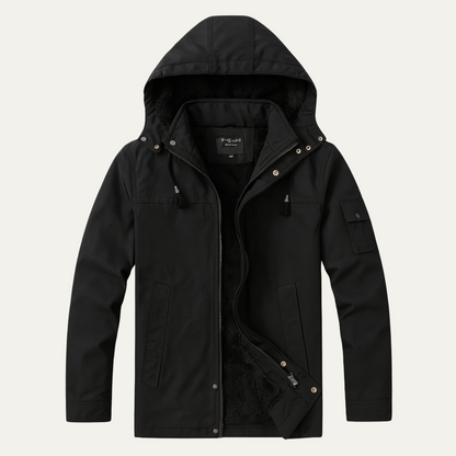 Waterproof Men's Parka Coat with Hood - OutfitLondon