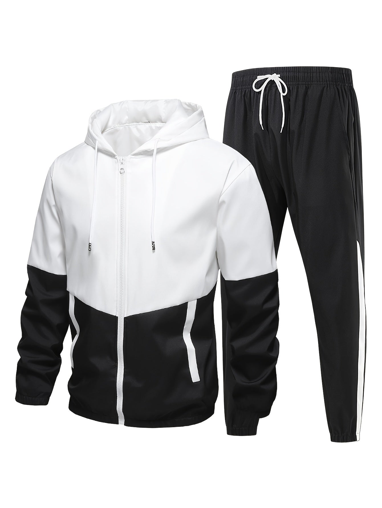 Comfortable Mens Track Suit with Zip Up Jacket - OutfitLondon