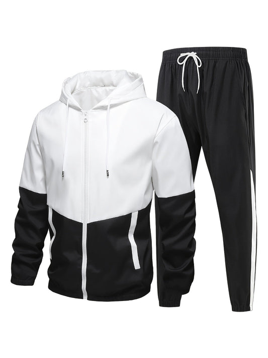 Comfortable Mens Track Suit with Zip Up Jacket - OutfitLondon