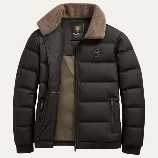 Insulated Mens Thermal Quilted Winter Coat - OutfitLondon
