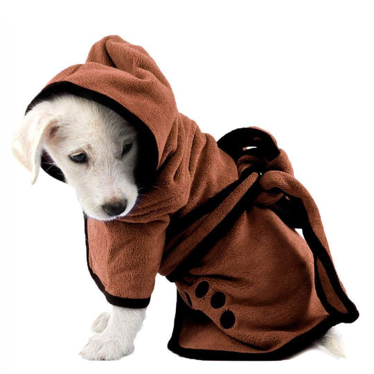 Dog Bathrobe Towel | Soft Absorbing Microfiber
