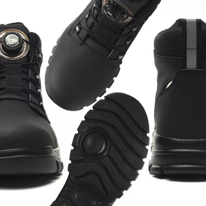 Waterproof, Indestructible Work Shoes for Men with Steel Toe Cap