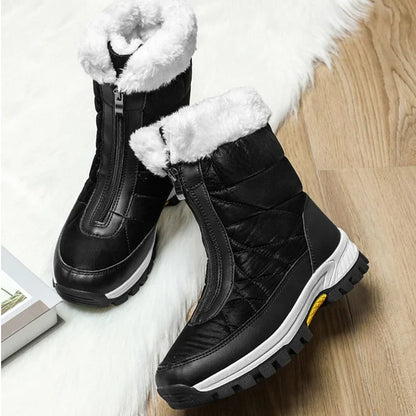 Warm Waterproof Insulated Snow Boots for Women