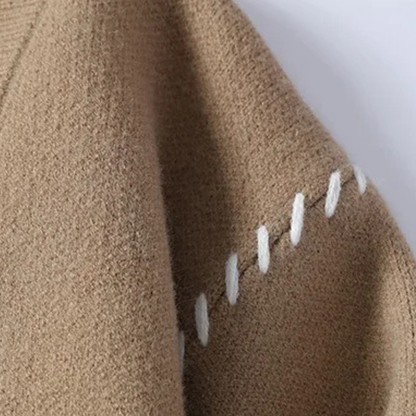 Men's Relaxed Fit V Neck Knitted Cardigan Sweater