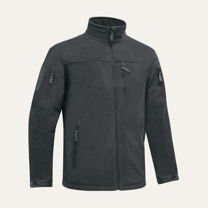 Insulated Men's Fleece Jacket with Zip Pockets