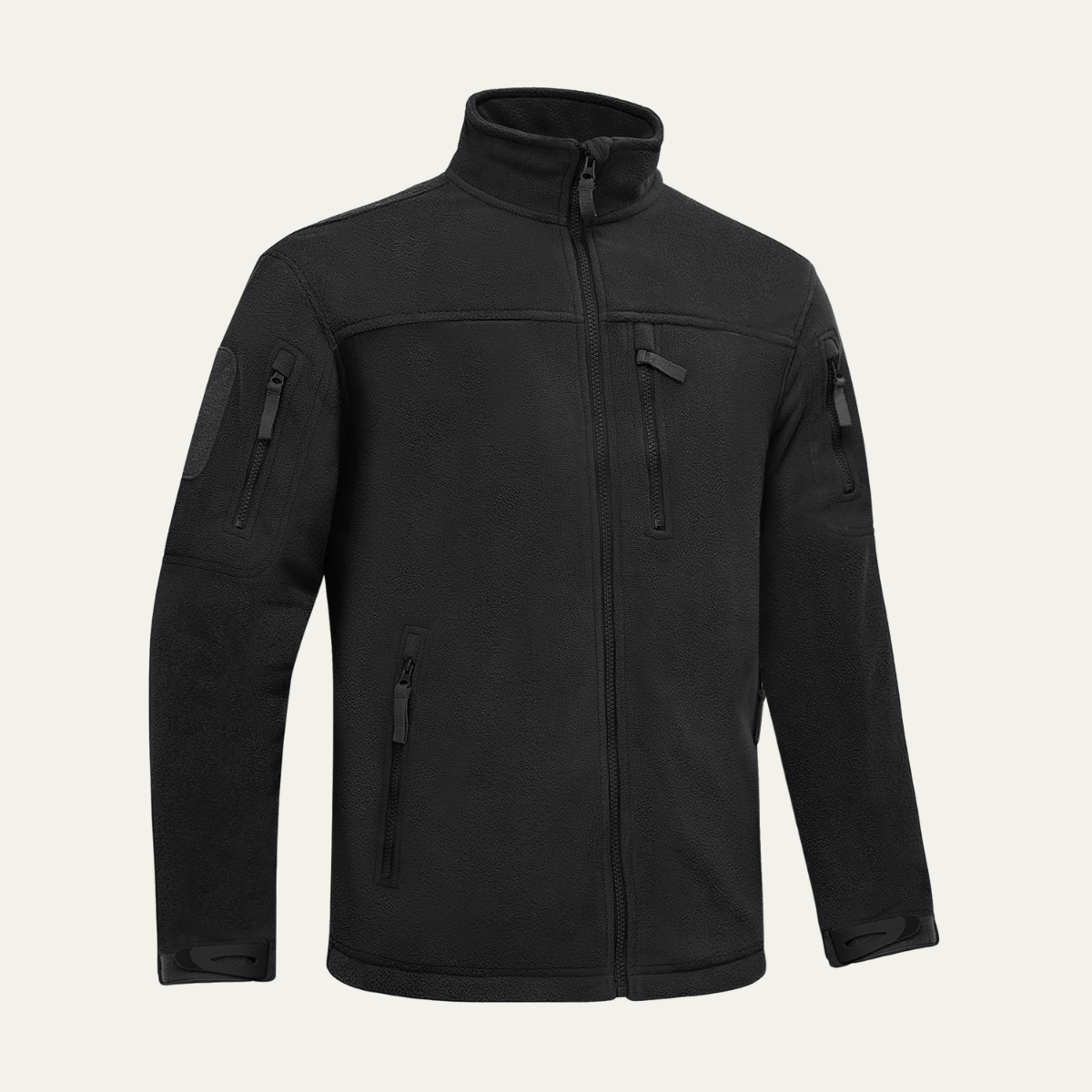 Insulated Men's Fleece Jacket with Zip Pockets
