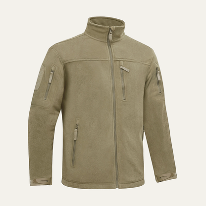 Insulated Men's Fleece Jacket with Zip Pockets
