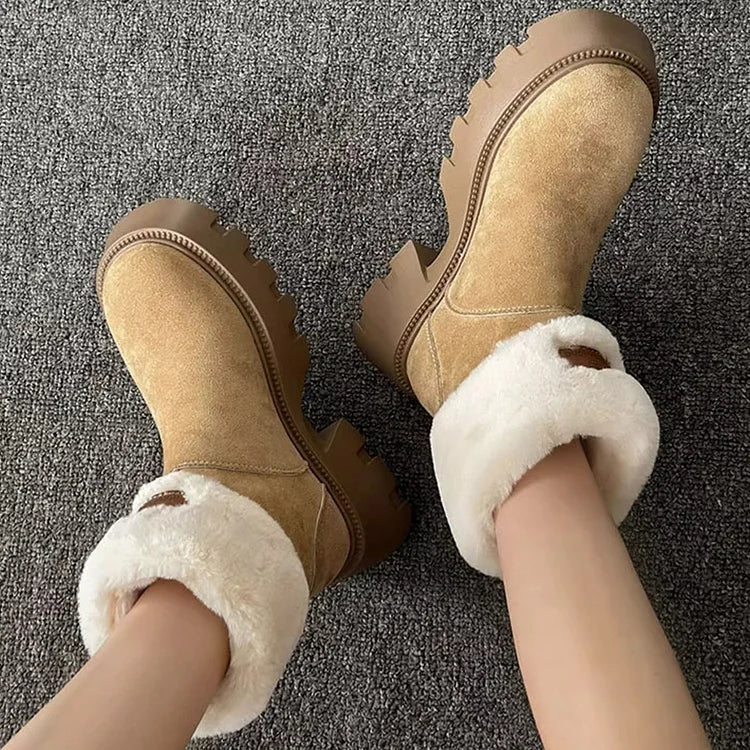 Warm Waterproof Insulated Winter Boots for Women