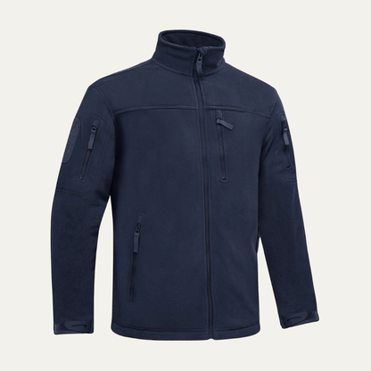 Insulated Men's Fleece Jacket with Zip Pockets