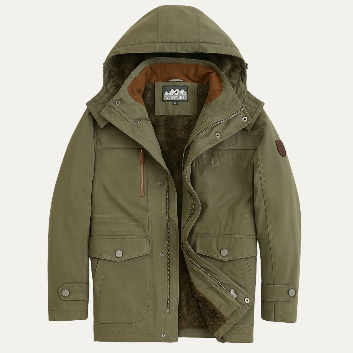 Waterproof Quilted Mens Outdoor Jacket - OutfitLondon