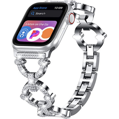 Sleek Metallic Smart Watch Band Bracelet