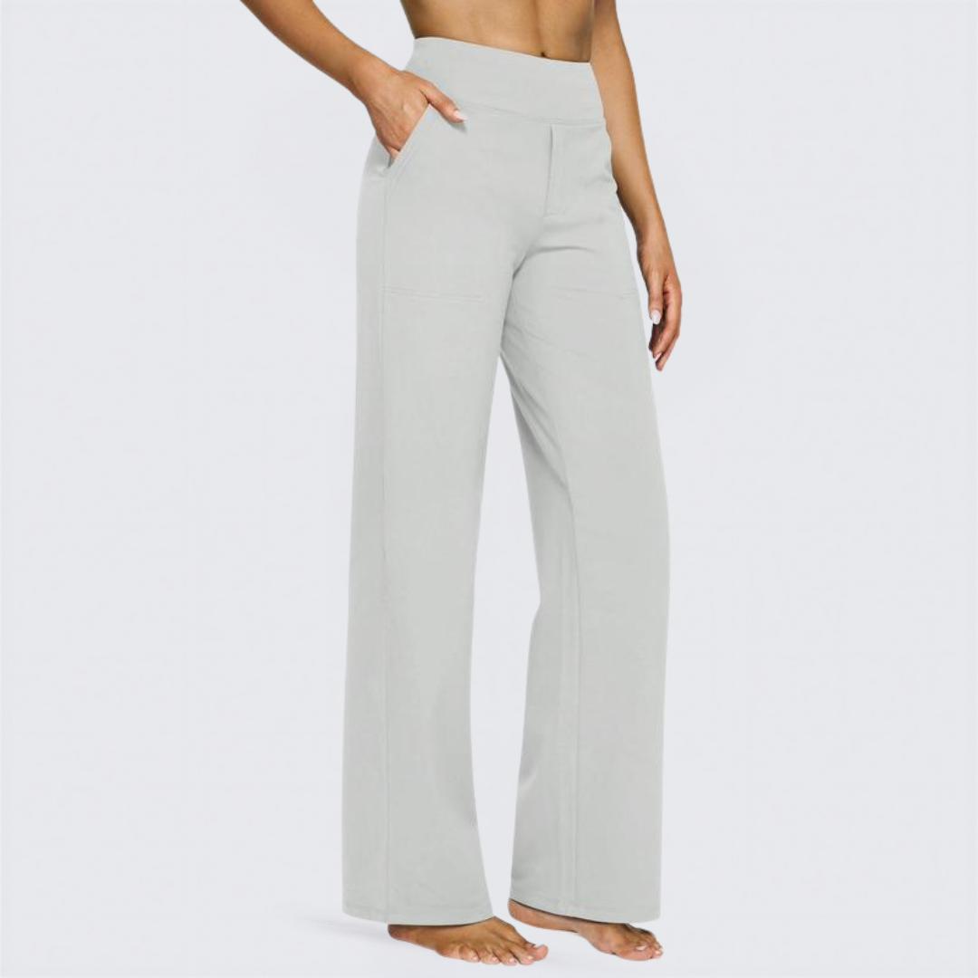 Relaxed Fit High Waist Yoga Pants for Women