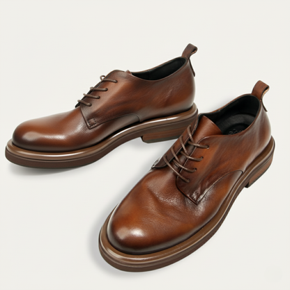 Classic Black Leather Oxford Shoe