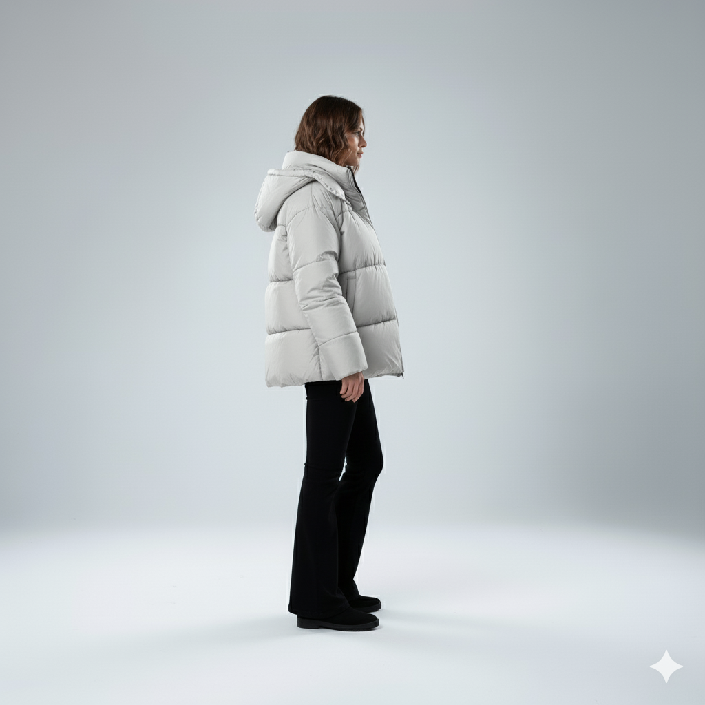 Warm Padded Parka Coat for Women