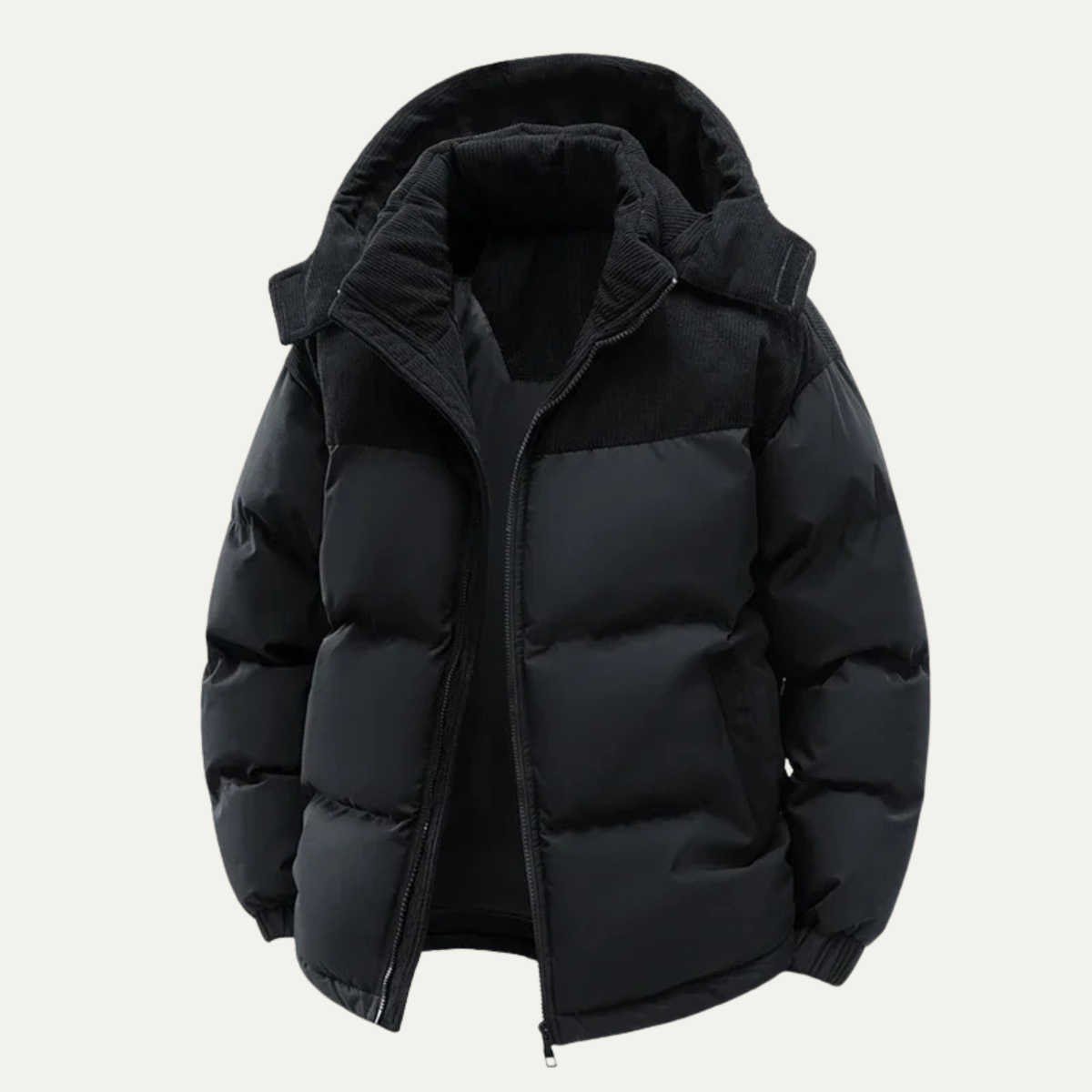 Insulated Men's Quilted Puffer Winter Coat
